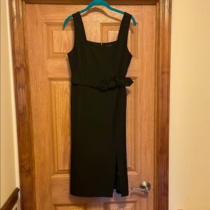 Elegant Black Sleeveless Dress
